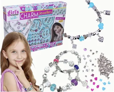 Produktbild von DIY-Armbandschmuck-Bastelset für Kinder und Mädchen