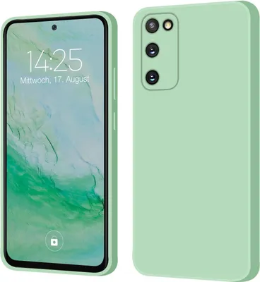 Produktbild von Hülle für Samsung Galaxy S20 FE Case Cover Bumper Silikon Softgrip Schutzhülle Farbe: Türkis