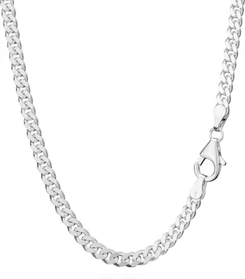 Produktbild von 925 Sterling Silber Kette Panzerkette 55cm Königskette 3,30mm Breit 14,9g 1831