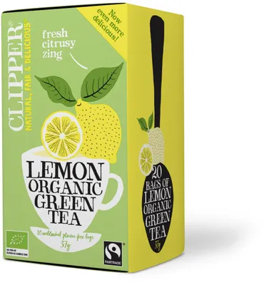 Productafbeelding van Clippergreen tea lemon (20 stuks)