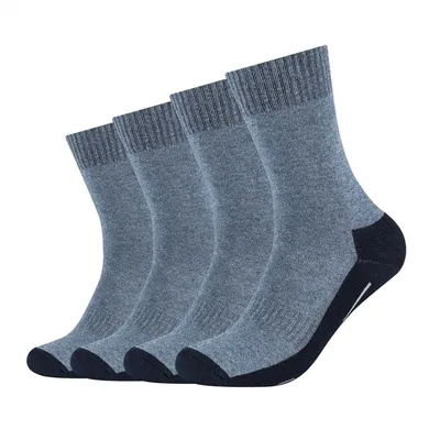 Produktbild von Camano Uni Socken - Pro Tex Function, einfarbig, 4er Pack Blau 35-38