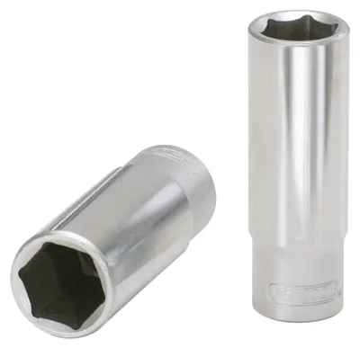 Produktbild von KS Tools 500.1410, Buchse, 1/4", 1 Kopf/Köpfe, Chrom-Vanadium-Stahl, DIN 3120, ISO 1174, 110 g