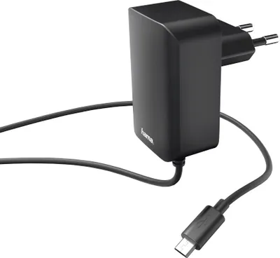 Produktbild von Hama Aufladegerät Ladegerät, Micro-USB, 2,4 A, Schwarz