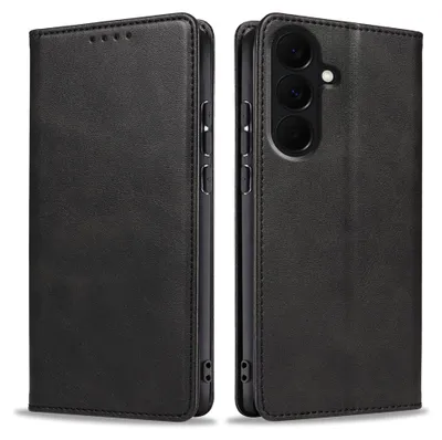 Produktbild von Handyhülle für Samsung Galaxy A27 5G Kunstleder Flip Cover Hülle Handytasche Case Kartenfach Farbe: Schwarz