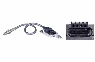 Produktbild von NOx-Sensor NOx-Katalysator M20X1,5 5-polig HELLA für u.a. PORSCHE CAYENNE