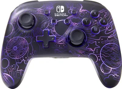 Produktbild von PowerA Controller Wireless Lumectra Vortice Galattico pro Nintendo Switch