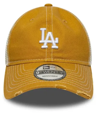 Produktbild von New Era MLB 9TWENTY Baumwolle Canvas Trucker Cap Los Angeles Dodgers yellow