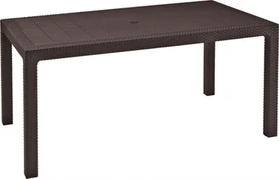 Obrázok produktu pre Jedálenský stôl KETER Box Melody - 161 x 95 x 75 cm - hnedý