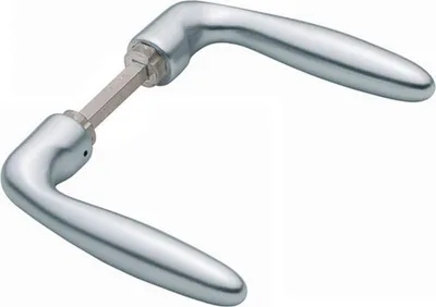 Immagine prodotto di Coppia di maniglie a leva Verona 1510 alluminio F2 senza rosette VK 8mm HOPPE