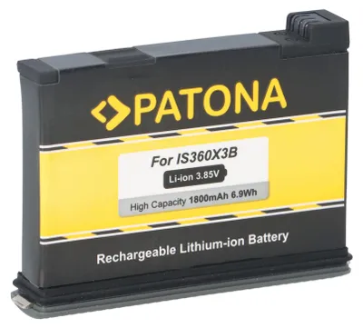 Produktbild von PATONA Akku für Insta360 X3 CINAQBT/A 1800mAh Li-Ion