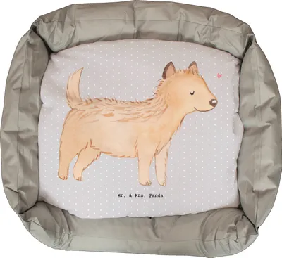 Produktbild von Mr. & Mrs. Panda Hundesofa Cairn Terrier Lebensretter - Grau Pastell - Geschenk, Geburtstag, Jubiläum, Dankeschön, Hund, Nikolaus, Valentinstag