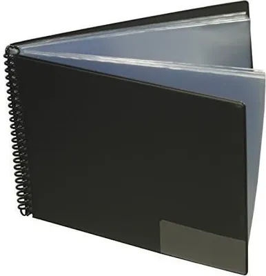 Produktbild von Marschmappe schwarz 20 Taschen Taschenformat: 14,5 x 18,5 cm querformat