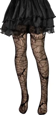 Produktbild von Damen Netz Strumpfhose Fledermaus Muster