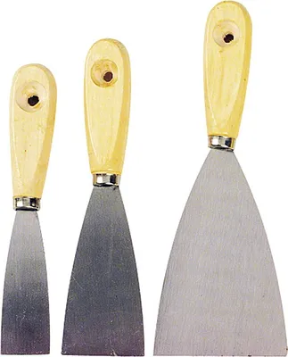 Produktbild von Easy Work 65013 Malerspachtel-Set, mit verschiedenen Formen, natur/silber, 3-teilig (1 Set)