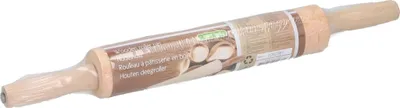 Produktbild von 40 cm NUDELHOLZ TEIGROLLER NUDELROLLER TEIGAUSROLLER BACKROLLE TEIGWALZE HOLZ