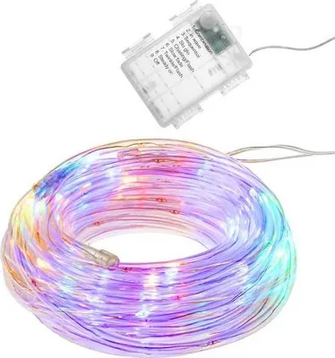Obrázek produktu pro LED světelná hadice - 5m, 50LED, 8 funkcí, 3xAA, IP44, multicolor