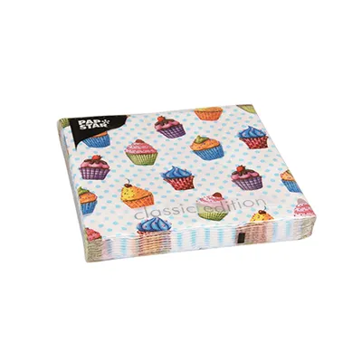 Obrázek produktu pro Papstar Servietten Cupcakes