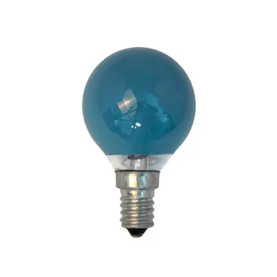 Produktbild von Merkur Glühbirne Tropfen 25W E14 Blau Glühlampe 25 Watt Glühbirnen Kugel