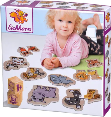 Productafbeelding van Eichhorn dierenpuzzel, 16-delig.