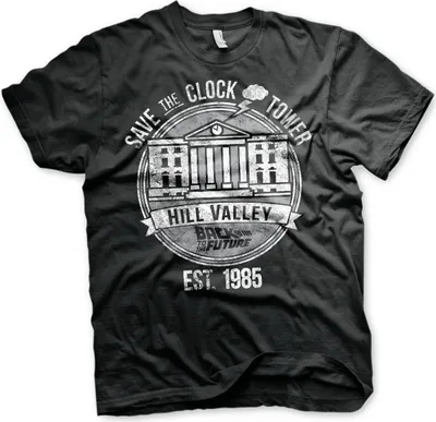 Produktbild von Save The Clock Tower T-Shirt - X-Large - Black