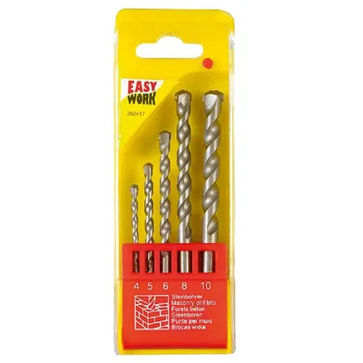 Zdjęcie produktu dla EASY WORK Hartmetall-Steinbohrersatz 4 - 10 mm 6 Stück Verkaufseinheit 262417 4303391389683