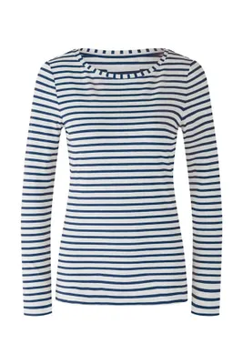 Produktbild von Oui Langarmshirt aus elastischer Baumwoll-Modalmischung