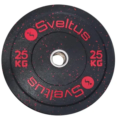 Immagine prodotto di Disco da sollevamento olimpionico - 25 kg, gomma - Peso del disco - Allenamento della forza