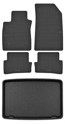 Obrázek produktu pro Gumové autokoberce SolidTread + vana kufru pro: Renault Clio III 2005-2012 kombi 5 ks