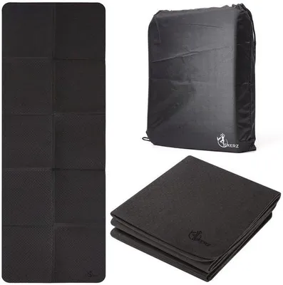 Productafbeelding van Opvouwbare Yogamat met Draagtas voor Thuis en Reizen