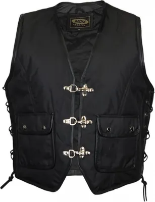 Produktbild von Textil Weste, Motorradweste ,Clubweste,Bikerweste, Weste, Waistcoat, Vest(XL)