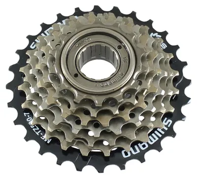 Produktbild von Shimano MF-TZ500 7-fach-Kassette – bronzefarben 14–28 Zähne (7) EMFTZ5007428