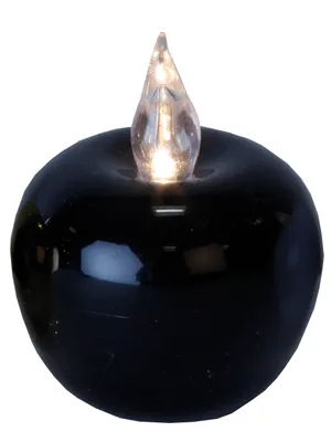 Produktbild von Best Season LED-Tischdekoration "Mini-Apple" Farbe : schwarz 2 teilig, ca. 5 x 4 cm, 067-09