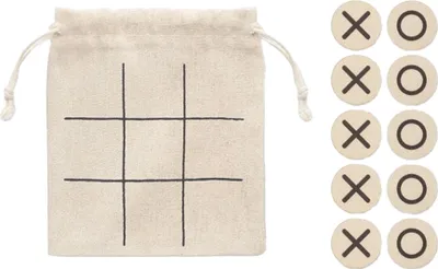 Produktbild von MidOcean - Spiel "Topos", Tic Tac Toe MO207 (Einheitsgröße) (Beige)