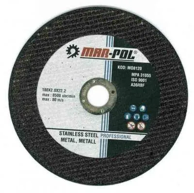 Obrázok produktu pre Rezný kotúč do kovu 180mm x 2.0mm x 22,2mm 00437