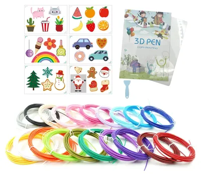 PLA Filament für 3D-Stift, 20 Farben, 1,75 mm