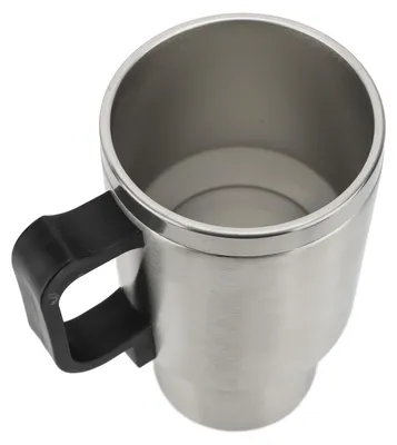 Obrázok produktu pre Izolovaný pohár do auta 201 z nehrdzavejúcej ocele 500 ml Univerzálna dvojvrstvová izolačná fľaša pre vozidlá s napájaním 12 V