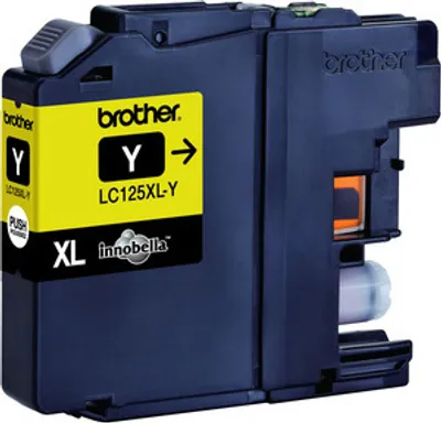 Produktbild von Brother LC-125XLY, Gelb, 1 Stück(e), 1200 Seiten, Einzelpackung