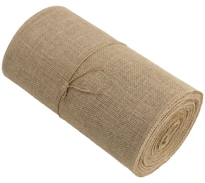Zdjęcie produktu dla Bieżnik jutowy, rolka, 30 cm x 15 m, tkanina jutowa, rustykalna dekoracja