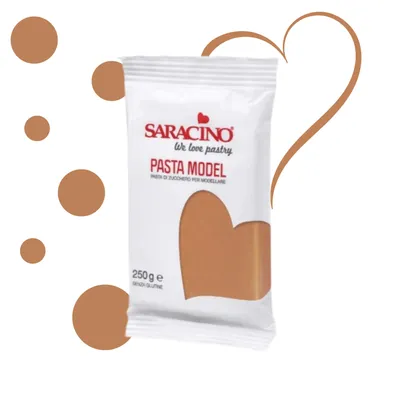 Produktbild von Hellbraune Modellierpaste 250 g – Karamellfarbene Zuckerpaste für Tortendekoration