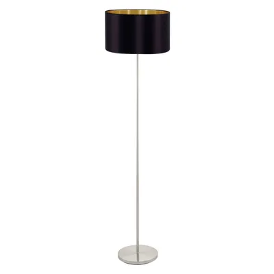 Produktbild von EGLO MASERLO, Schwarz, Gold, Nickel, Wohnzimmer, Stoff, Stahl, IP20, II, E27