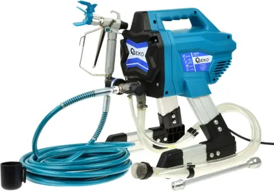 Immagine prodotto di Pistola per pompa verniciatura idrodinamica, pistola a spruzzo vernice ad alta pressione, spruzzatore vernice idrodinamico, kit uso commerciale per forniture di verniciatura per auto casa interiore esteriore, attrezzatura vernice  650w Geko