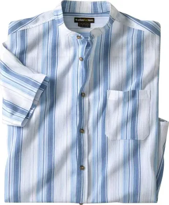 Image de Atlas For Men - Chemise pour homme AF4081 (5XL) (Bleu)