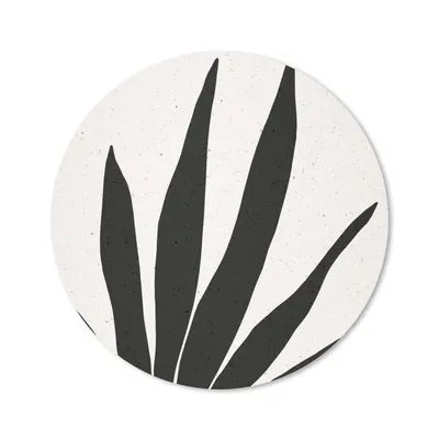 Produktbild von MuchoWow® Mauspad Mousepad Blatt - Pflanze - Minimalismus 40x40 cm - Mousepads - Maus Mat - Pad - Mausunterlage - Schreibtisch Accessoires