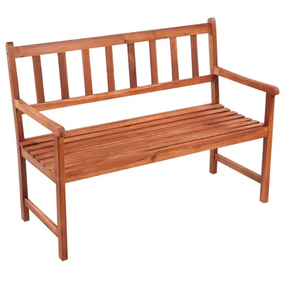 Immagine prodotto di Panchina da giardino con cuscino 120 cm in legno massiccio di acacia