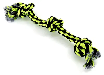 Produktbild von XXL-Kauseil mit 3 Knoten / 75 cm