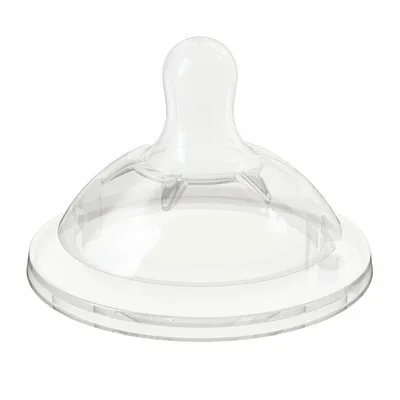 Zdjęcie produktu dla Chicco Natural Feeling, Zawór antykolkowy, Silikon, Przezroczysty, 4 mies., 2 szt.