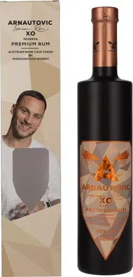 Produktbild von Arnautovic XO Reserva Premium Rum 40% Vol. 0,5l in Geschenkbox