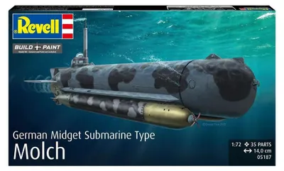 Immagine prodotto di Revell German Midget Submarine Type Molch 1:72