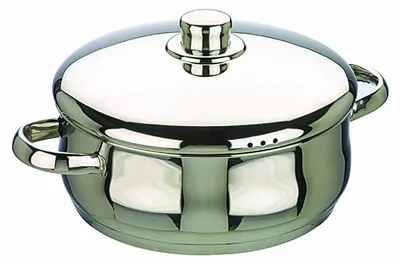 Kochtopf mit Deckel, 16 cm, Edelstahl, für Induktion