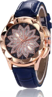 Image de Montre SA-14592 Bleue pour Femmes - Élégante et Moderne KP14592